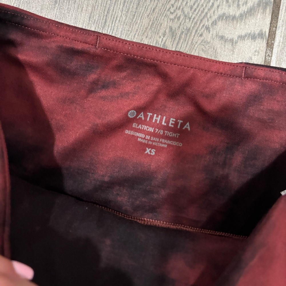 Athleta Elation Ice Dye 7/8 Tight Size XS - Picture 5 of 8